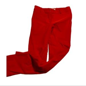 BOLD RED SLACKS PANTS